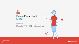 Modello 7702020 verifica ed invio  Danea Domustudio LIVE [upl. by Clemence]