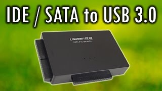 Ugreen IDE  SATA to USB 30 Converter Review and Demonstration [upl. by Ernaline288]