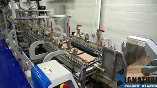 Signature Folder Gluer Line of Converting Equipment [upl. by Rasure316]