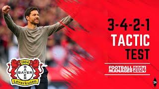 3412 Xabi Alonsos Bayer Leverkusen  FM24  Tactic Tests [upl. by Iht302]