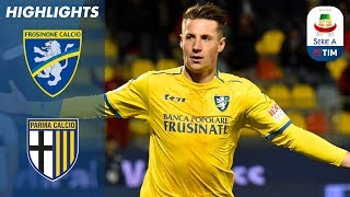 Frosinone 32 Parma  Frosinone overcome Parma with a last minute goal  Serie A [upl. by Stephanus]