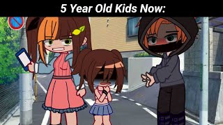 5 year old Kids Now VS when I was 5 years Old 😢 [upl. by Aniret471]