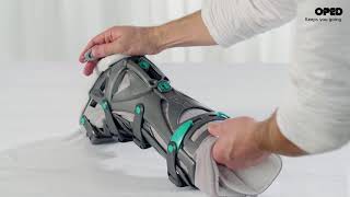 VACOped Setting Equinus Position Plantarflexed  Foot Range [upl. by Port]