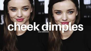 Get Cheek Dimples OVERNIGHT―∎ affirmations [upl. by Acirfa]