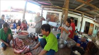 Thailand Rinderschlachtung Nr02GoPro 2 cattle slaughter [upl. by Tenom]