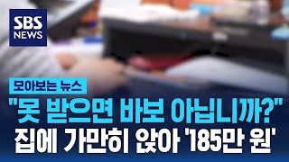 quot국가 상대로 사기치는 거죠quot…집에 가만히 앉아 185만 원  SBS  모아보는 뉴스 [upl. by Borszcz]