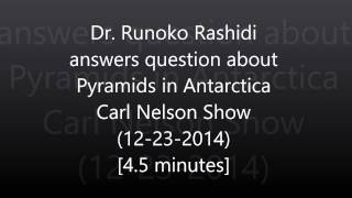 Dr Runoko Rashidi answers question about Pyramids in Antarctica [upl. by Hubble198]