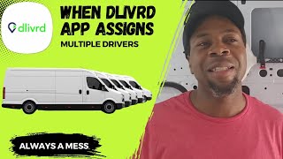 My experience doing Dlivrd catering orders with multiple drivers assigned  cargo van business [upl. by Analak]