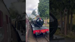 GWR Hall  4930 Hagley Hall passing at Hampton Loade  svr railway steam steamtrain [upl. by Neerhtak709]