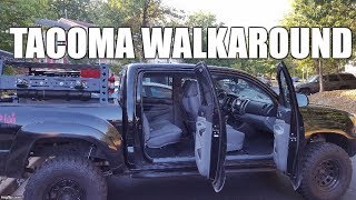 Toyota Tacoma Build Updated Walkaround with MODS [upl. by Anujra]