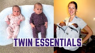 Twin Newborn Essentials 2021 amp Baby Must Haves From Tandem Breastfeeding to Twin Baby Carriers [upl. by Einnaoj30]