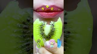 Eat kiwis  ASMRkiwi asmr shorts [upl. by Nrubloc]