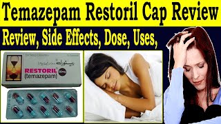 Restoril Sleeping Pills  Temazepam 30 mg Review  Uses Side Effects Dose Restoril in Pregnancy [upl. by Paxton]