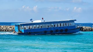 Male to Thulosdho Island Ferry  Maldives [upl. by Adnaluy]