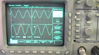 Tektronix TDS420 Digital oscilloscope 動作確認 [upl. by Millwater543]