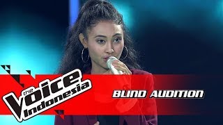 Novi  Titanium  Blind Auditions  The Voice Indonesia GTV 2018 [upl. by Anelle]