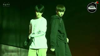 Jungkook and Jimin  Coming of Age Ceremony Practice ENHANCED Part Two [upl. by Reamonn675]