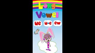 Long Vowel ue ue ew  Phonics Song  Shorts [upl. by Ianej805]