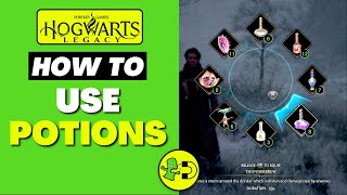 Hogwarts Legacy How to Use Potions Plus Examples of All Potions in Action [upl. by Balough]