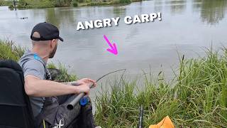 Gurus A Class Margin Pole vs Angry Carp [upl. by Ahsiret]