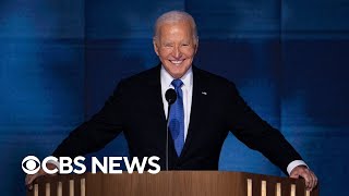 President Biden addresses Democratic National Convention  full video [upl. by Hassin]