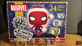 1🎄🗓🎁🎅🏻 Christmas Marvel Advent Calendar Funko Mini Pops figures Day 1  6 2023🗓🎄 Groot Hulk Thanos [upl. by Ednihek386]