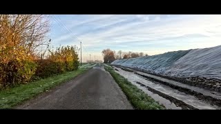 Sortie Gravel Matin flandrien très frais 1°C [upl. by Mientao851]