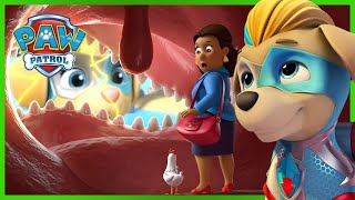 Mighty Twins save Mayor Goodway inside a Giant Eel  PAW Patrol  Cartoons for Kids Compilation [upl. by Anala]