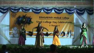 Madhura Madhura Meenakshi2 Gruop Dance by Clarions Rangaraya Medical college  XTASY 09 [upl. by Oatis713]