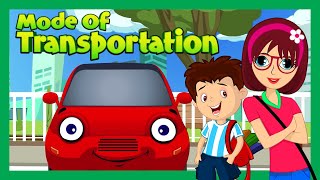 Learning Videos For Toddlers  Modes of Transport for Children  Kids Learning  Kids Hut [upl. by Babita]