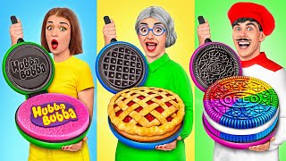 Me vs Grandma Cooking Challenge  Crazy Challenge by Multi DO Smile [upl. by Morena]