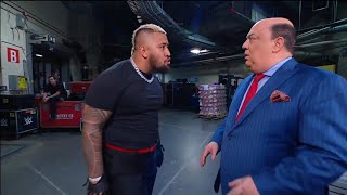 Solo Sikoa confronts Paul Heyman  WWE SmackDown 672024 [upl. by Kissee]