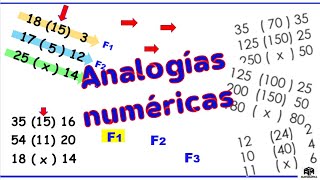 Analogías numéricas  3ero de primaria [upl. by Mailand]