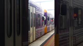 2 car Sprinter arriving at Frankston Station melbournetrains train railway [upl. by Sergu]