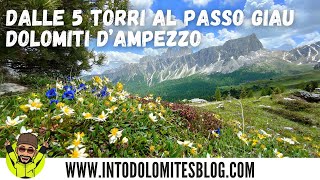 DALLE CINQUE TORRI AL PASSO GIAU  DOLOMITI DAMPEZZO [upl. by Rudy]