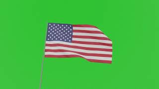 FLAG waving sound effect and green screen [upl. by Llamaj]