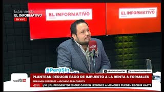 Entrevista al abogado tributarista Benjamín Gutierrez en Radio Nacional [upl. by Ellehcem981]