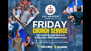 FRIDAY 2022024 EVENING SERVICE WITH APOSTLE YOSHUA NDAGIJIMANA MASASU [upl. by Hugibert]