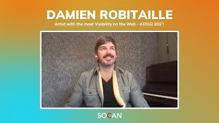 Damien Robitaille  ADISQ 2021 Interview [upl. by Atinehc]