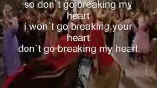 dont go breaking my heart with lyrics ella enchanted [upl. by Eon]