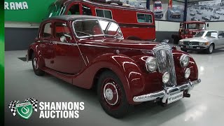 1951 Riley 25L RMB Saloon  2021 Shannons Autumn Timed Online Auction [upl. by Merrile]