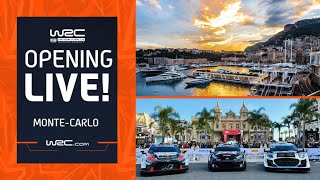 🔴 Opening Ceremony LIVE  WRC Rallye MonteCarlo 2024 [upl. by Butcher]