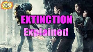 Extinction 2015 Movie Review  extinction trailer hindi  extinction review [upl. by Oirtemed]