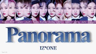 【IZONE 아이즈원アイズワン】Panorama〈かなるび歌詞日本語訳〉 [upl. by Aernda310]