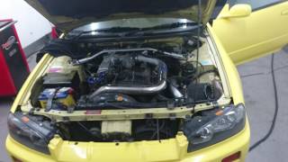 HyperGear ATR45SATRV2 Turbocharger R34 GTT Skyline 331rwkws Dyno run [upl. by Egrog]