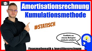 Amortisationsrechnung Kumulationsmethode einfach erklärt [upl. by Shanda]