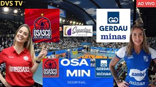 OSASCO X MINAS AO VIVO SUPERLIGA FEMININA DE VÔLEI ONDE ASSISTIR COM IMAGENS [upl. by Leachim170]