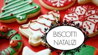 BISCOTTI DI NATALE CON GLASSA COLORATA [upl. by Eibocaj]