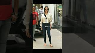 shraddhakapoor in jeans tops bollywood newsong sortvideo [upl. by Winton]