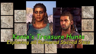 Assassins Creed Odyssey  Xenias Treasure Hunts Exploring All Rumored Sacred Sites [upl. by Figueroa288]